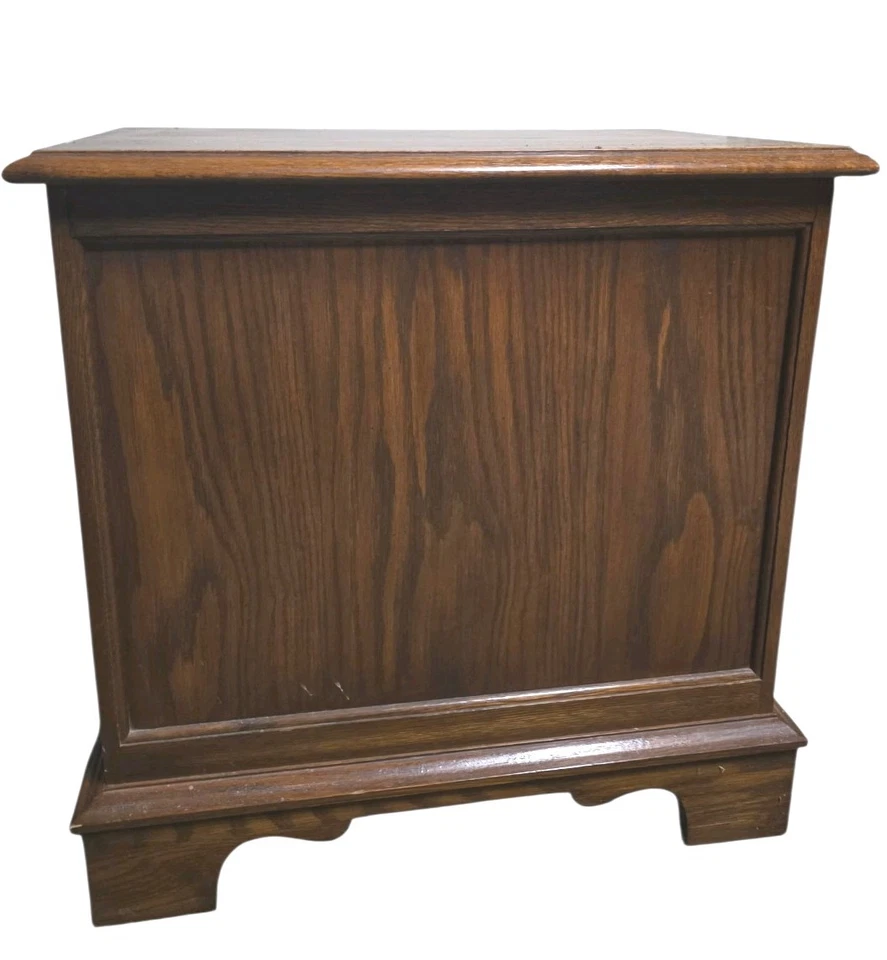 Pennsylvania House Oak Bedside Chest Drawers Nightstand Bedroom Furniture - Image 4 of 4