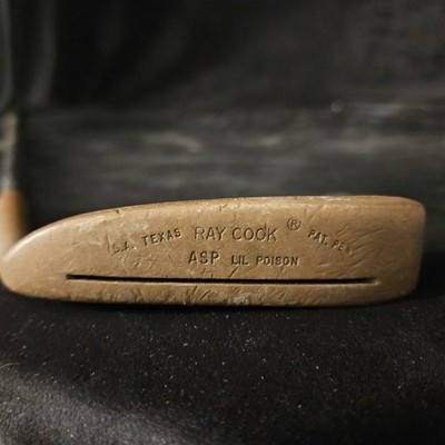 Classic Ray Cook ASP LIL PIOSON Texas Brass Long Neck Golf Putter 34.75''