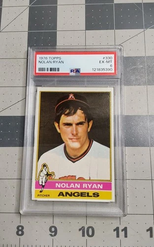 1976 Topps Baseball No 330 Nolan Ryan PSA 6