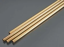 K&S 1151 5/16'' x 36'' Round Brass Tube (Pack of 4)
