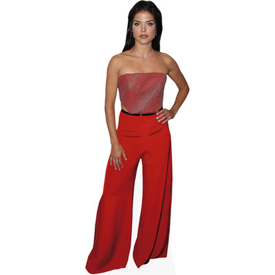 Marie Avgeropoulos (rotes Outfit) Minigröße Cutout