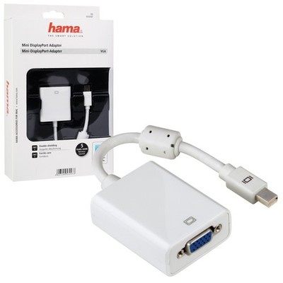 Hama Mini DP Displayport auf VGA-Buchse Adapter für PC Notebook Monitor Beamer