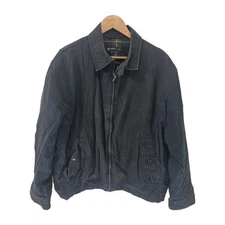 Daniel Cremieux Soft Shell Mens XL  Navy Blue Lined Full Zip Casual Jacket