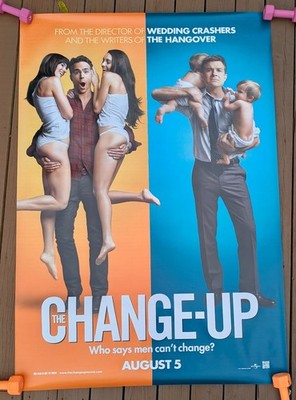 The Change-Up 2011 Original Double Sided Bus Stop Movie Poster 48''x70''