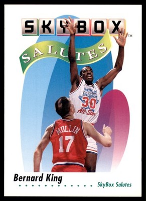 1991-92 SkyBox #573 Bernard King Washington Bullets