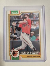 2026 Topps Series 1 Jackson Holliday Vintage Stock SP /99 Orioles Parallel #92 +