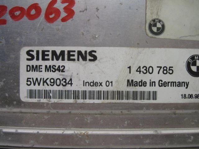 ORDENADOR ECM ECU BMW 328i 1999 99 2000 00 12141430828 577959 Foto 3 de 4