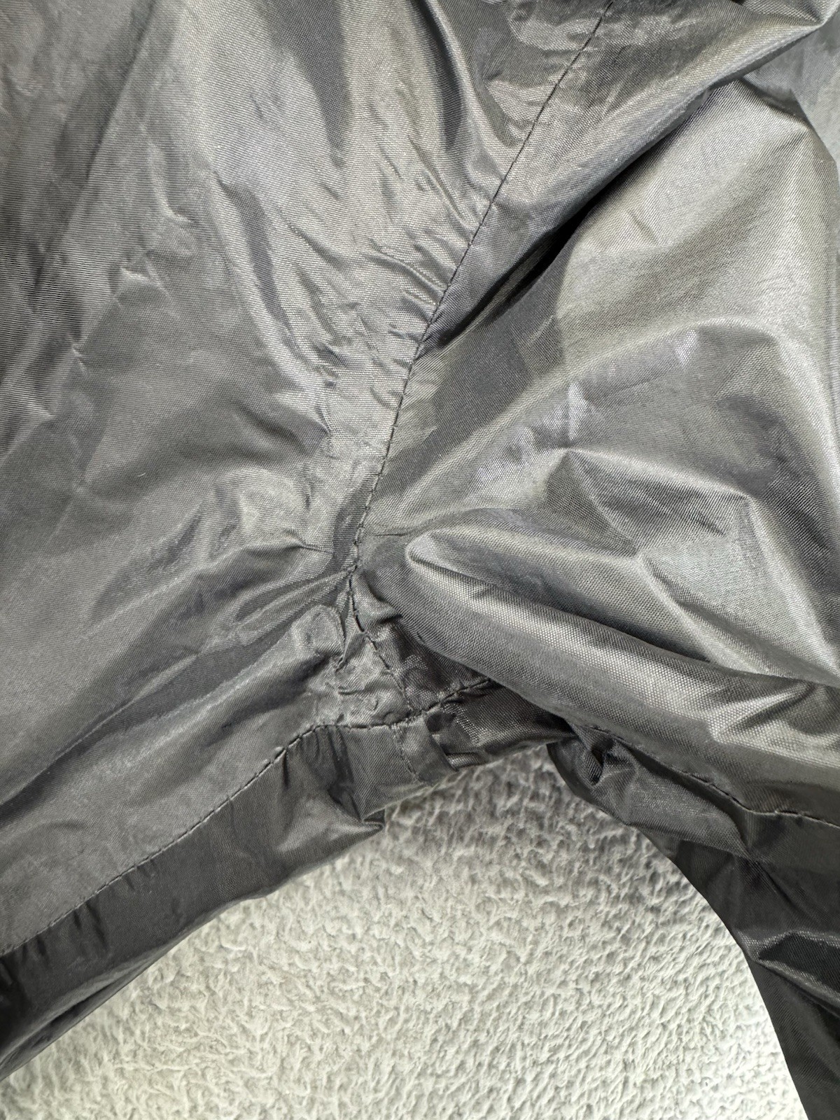 Sliders Black Polyester Zip Light Jacket/Pants Me… - image 11