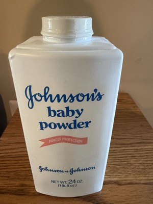 Johnson's Baby Body Powder Purest Protection 24 oz Talc Fresh Fragrance