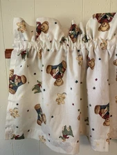 Curtain Valance Bears Books Daisy Kingdom Cotton 84"W x 18"L Child Nursery