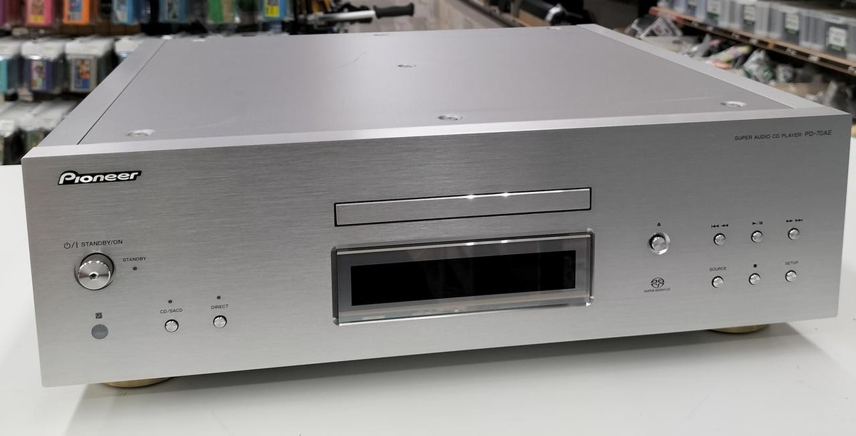 Pioneer PD-70 SACD CD Player Silver High Resolution DSD Direct 