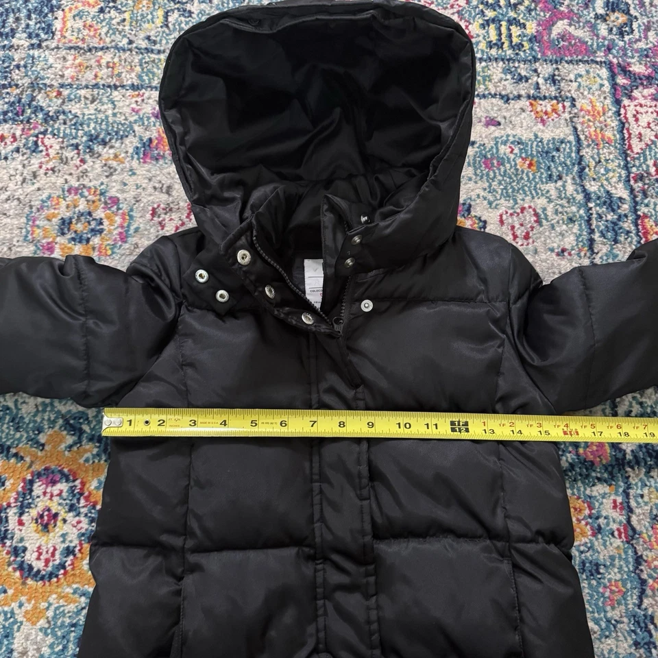 Parka acolchada Gap Kids ColdControl Ultra Max, talla S (6-7) negra verdadera Foto 4 de 4
