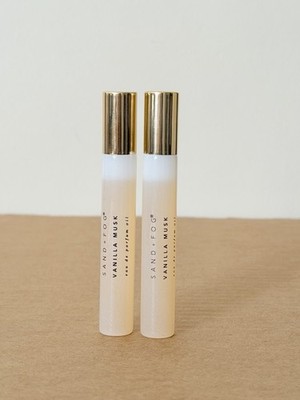 Sand + Fog Set of 2 Vanilla Musk 10ml Parfum Oil Rollerball