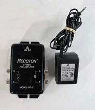 Rocoton Model SP-2 Stereo Phono Turntable Pre-Amplifier w/ Power Supply