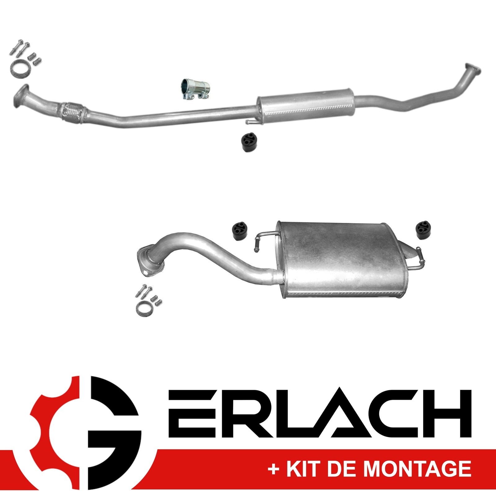 Silencieux d'échappement Toyota Corolla 1.4 D 7061 anti-bruit pour réparer une fuite de pot