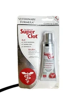 Synergy Labs Fast Acting Gel Super Clot 1 oz Safe For dogs, Cats, Birds, 3-in-1