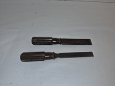 Lot 2 Vintage Chisel Made in USA Tool Steel Woodworking Tool 3/4 And 1/2 Inch