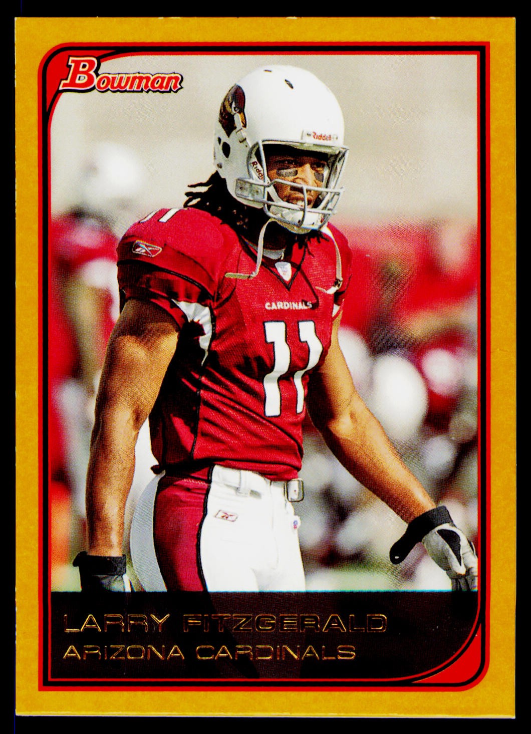 2006 Bowman #60 Larry Fitzgerald Gold