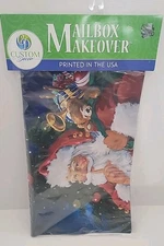 Christmas Mailbox Cover Magnetic  Santa Toys Magical USA Custom Decor 