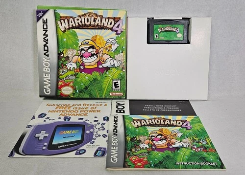 Wario Land 4 Nintendo Gameboy Advance GBA COMPLETE IN BOX CIB TESTED
