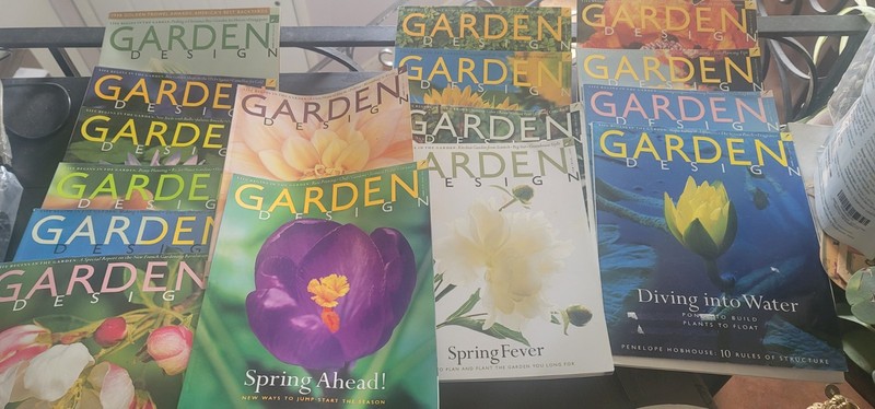Garden Design Magazine, Vintage, 15 Isdues, From 1996 -1998,