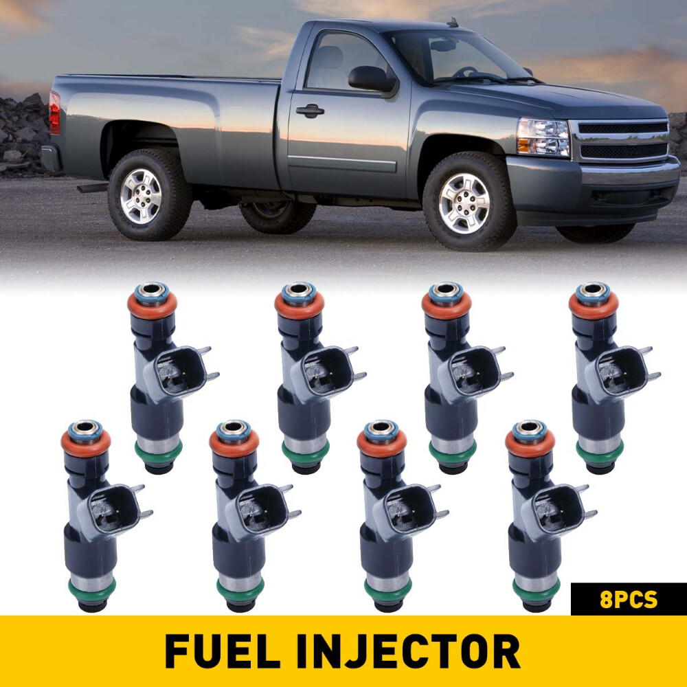 XUAN 8pcs Car Fuel Injectors Nozzle 12594512 For Chevrolet Avalanche Express Sil