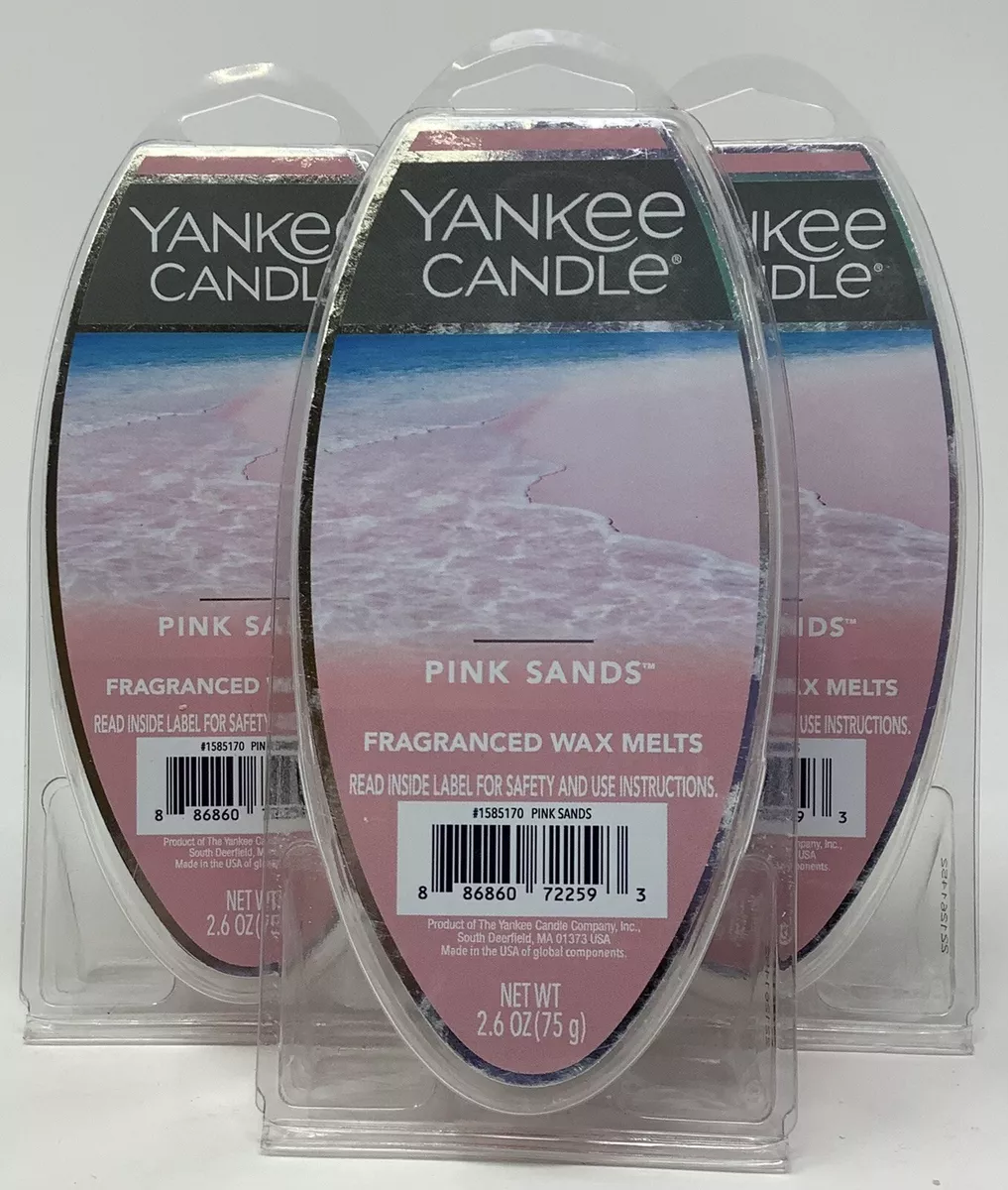 Yankee Candle Pink Sands Wax Melts, 3 Pack