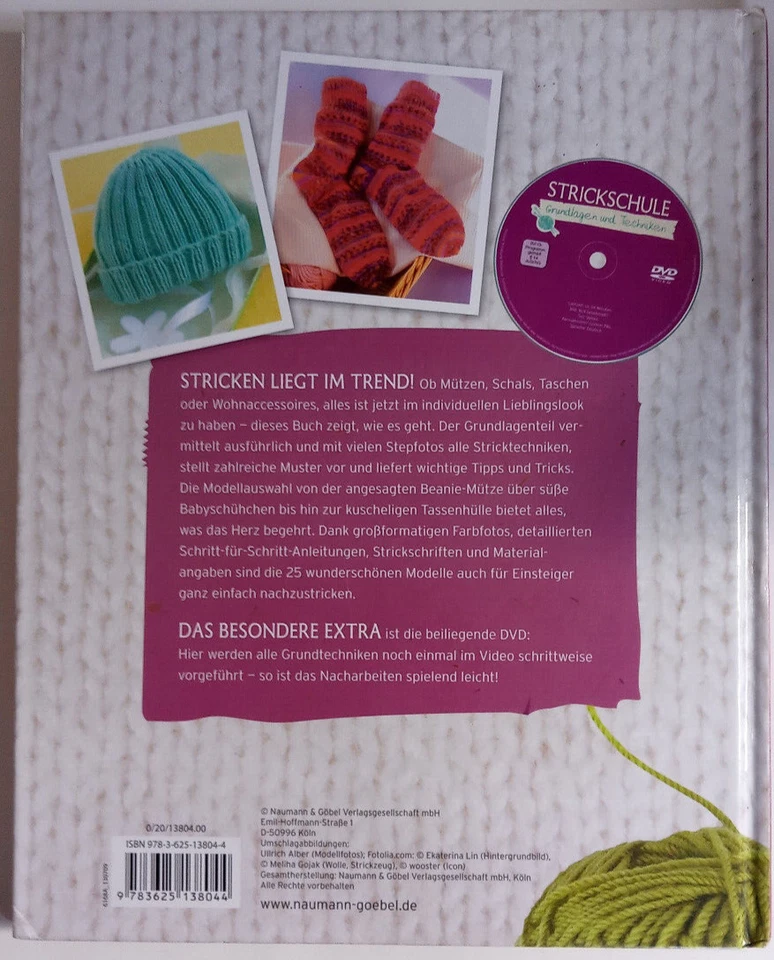 Strickbuch "Stricken" - Von den Grundlagen bis zum Lieblingsmodell, mit DVD - Bild 2 von 2