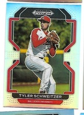 2022 Panini Prizm Draft Picks Prospect Rookie Silver #PDP161 Tyler Schweitzer