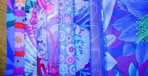 Kaffe Fassett Mix ~ PURPLES-18
