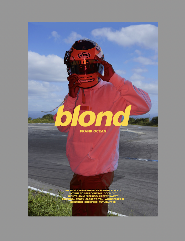 frank ocean black friday ポスター　helmet 美品