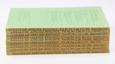 Annals Of Applied Biology 1971 Bände 67 68 6...