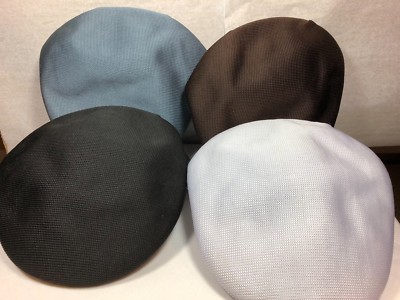 New MENS Dobbs Sport Summer Cap Ascot with Tag BLACK .WHITE.BLUE.BROWN.GREY