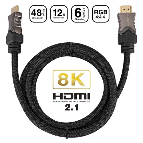 6FT HDMI Cable Ultra-HD (UHD) 8K@120Hz 