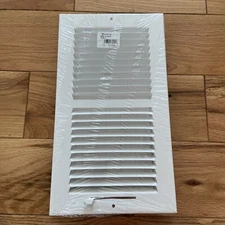 Hart & Cooley White Baseboard Return Air Grille 12x6 NEW!