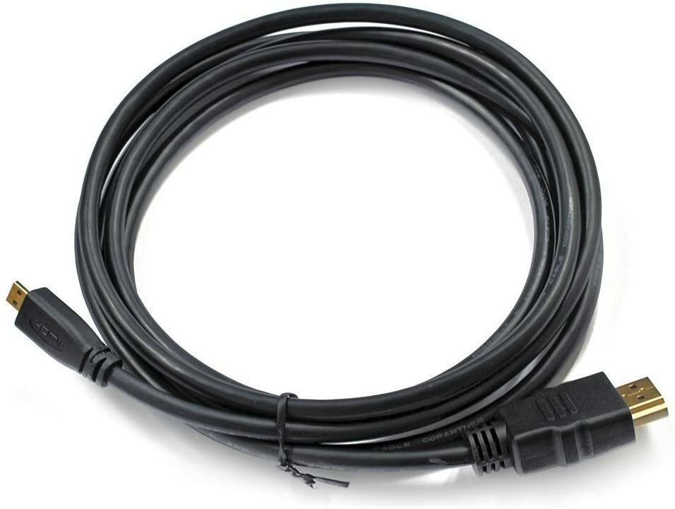 Micro HDMI to HDMI TV Cable Lead for GoPro Hero4 Hero5 Hero6 Hero7