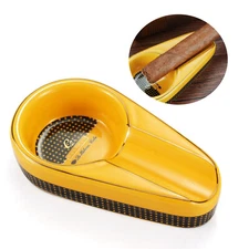 Galiner Cigar Ashtray Ceramic Outdoor Traveler Cigarette Cigars Holder Ashtrays