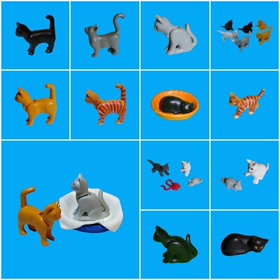 Playmobil Tier Haustier Bauernhof - Katze Katzen Kätzchen Cat - zur Auswahl