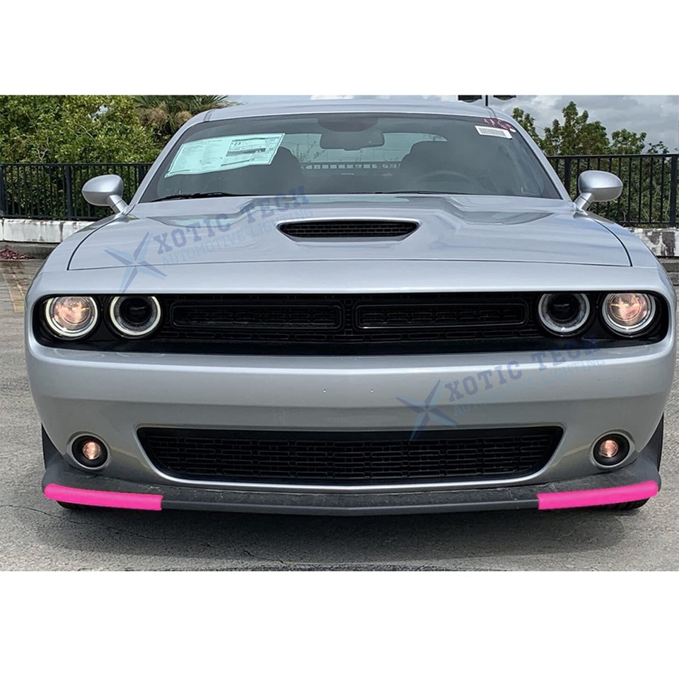 Bumper Lip Splitter Spoiler Guard Cover Pink For Dodge Challenger R/T ...