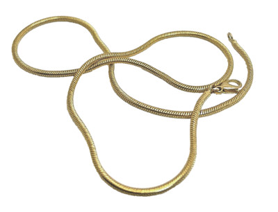 Damen Gelbgold Collier 585 Gold 14 Karat Gold Länge 42,5 cm Gewicht 13,0 Gramm 