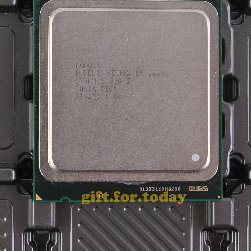 Original Intel Xeon E5-2630L 2.0 GHz LGA 2011 6 cores 2000MHz Processor CPU - Image 2 of 4