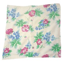Vtg Ralph Lauren Cotton Floral Square Euro Pillow Sham 1 Sandy Lane Yellow USA