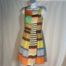  JESSICA SIMPSON multcolor geometric sleeveless dress 4