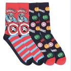 Marvel Captain America Men’s Socks 2 Pairs Size 7-11 UK Father’s Day Gift