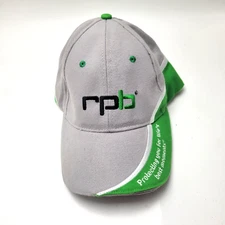 RPB Industrial Safety Equipment Hat Cap Gray Used Strapback G16D