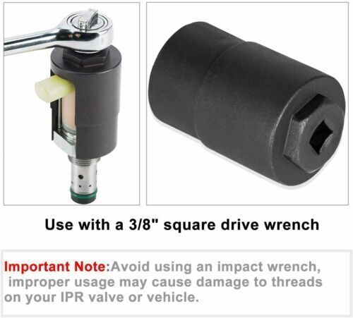 6.0 IPR Valve Socket with Seal Kit For 2003-2010 Ford 6.0L Powerstroke F250 F350