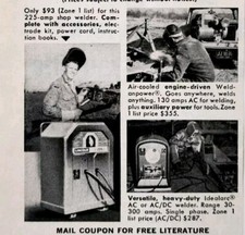 1969 Lincoln Electric Welder Welding Machine Advertisement Tools Metal Work E91J