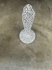 Vintage Royal Haeger Pottery Popcorn Pebble Vase in Brown~ 16 inches tall