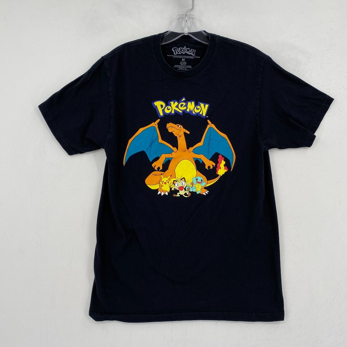 00’s Nintendo POKEMON CHARIZARD T-SHIRT RARE Vintage Y2K Pokemon Nintendo 2000 Charizard AOP Flames