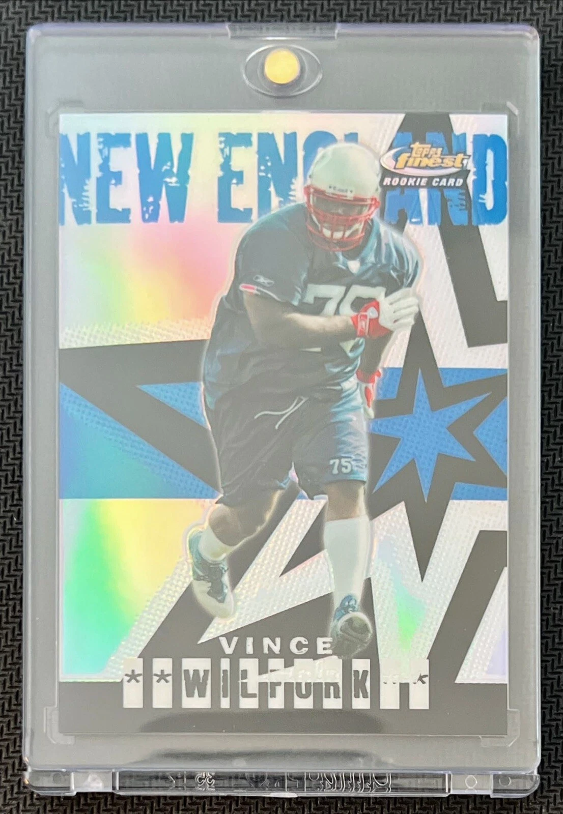 2004 Topps Finest Vince Wilfork #86 RC Rookie Refractor /199 SP Patriots